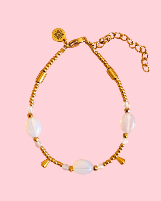 Boho beach bracelet boho opaline
