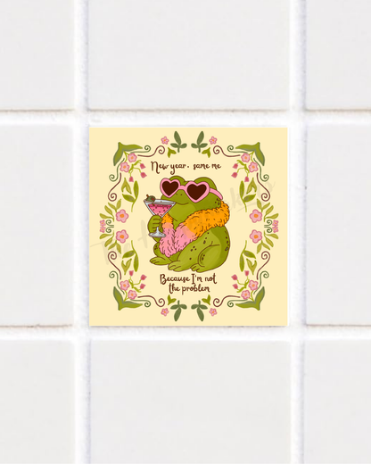 Happy tile sticker ☀ new year, same me