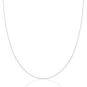 Basic ketting stainless steel 40+5cm goud & zilver