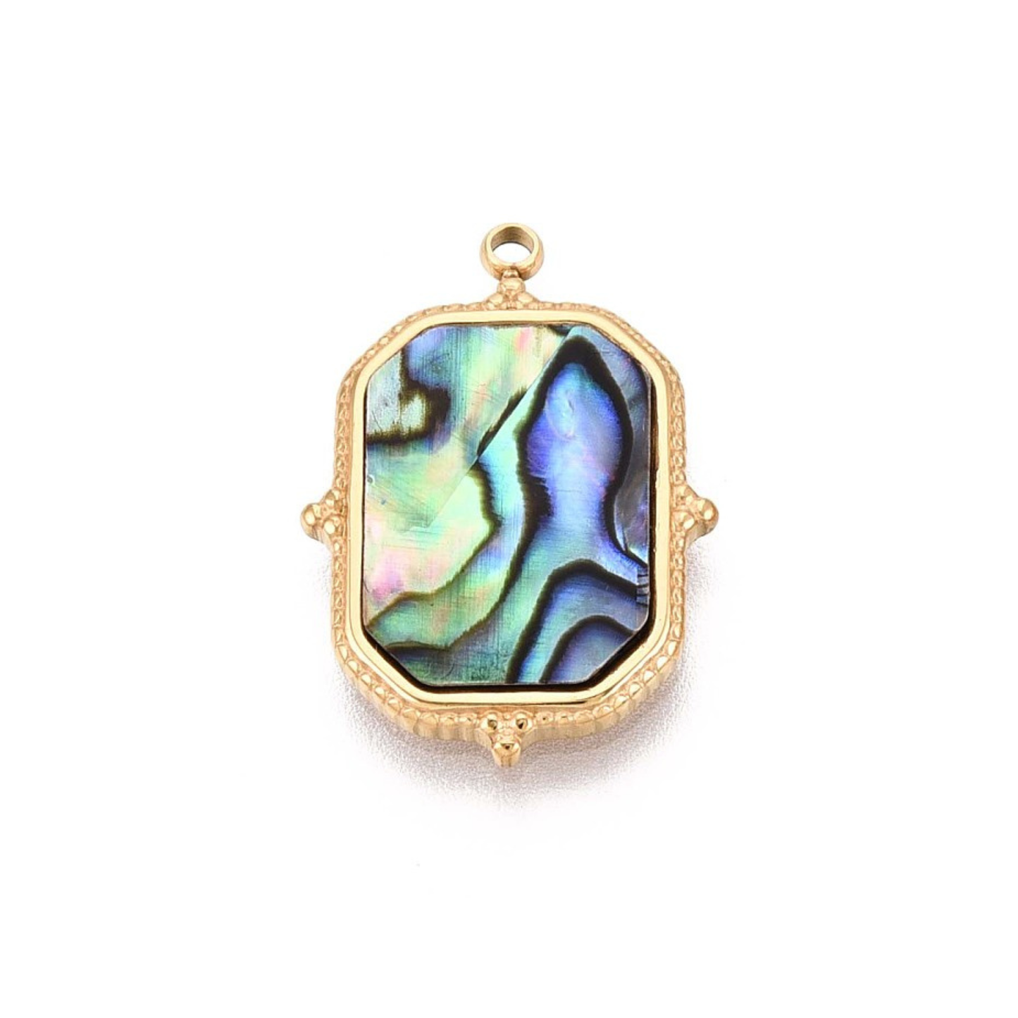 Bedel + ketting ☀ abalone shell esthetic