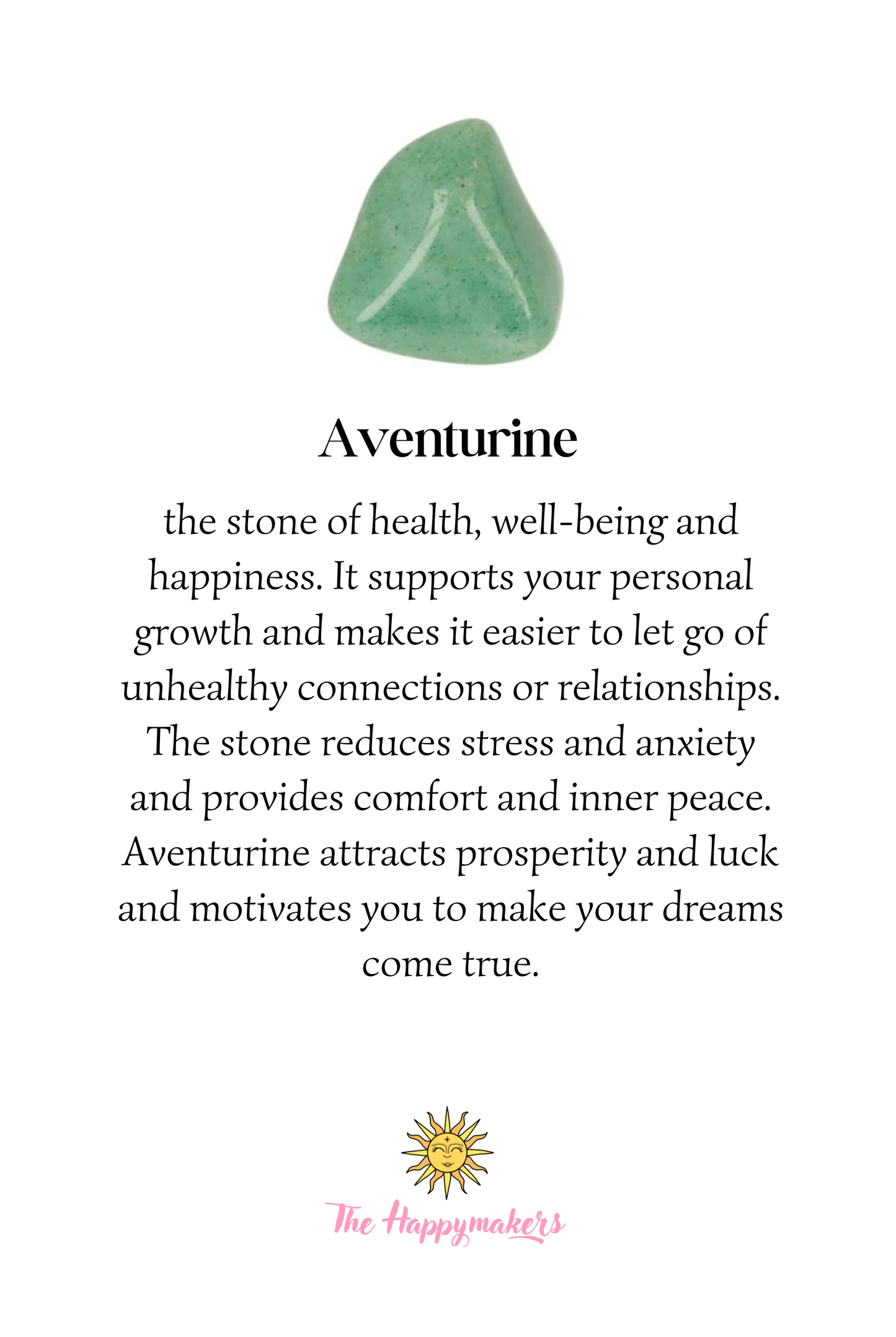 Ketting edelsteen ☀ oval aventurine