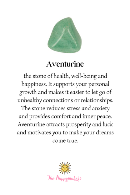 Ketting edelsteen ☀ oval aventurine