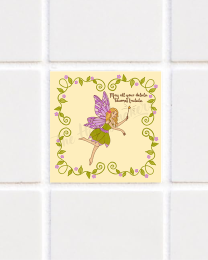Happy tile sticker ☀ may your delulu becomes trululu