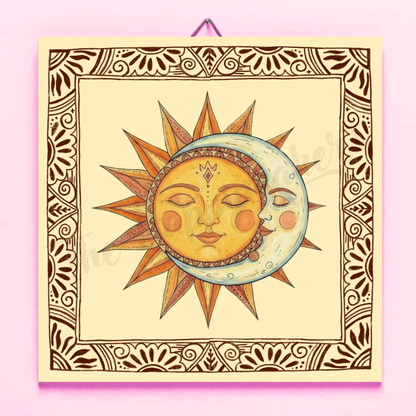 Happy tile ☀ sun & moon