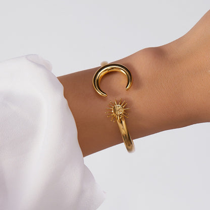 Armband bangle ☀ moon & sun