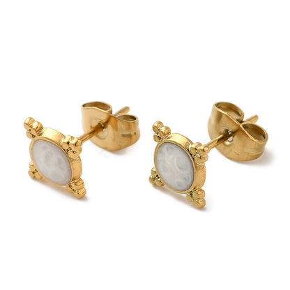 Studs stainless steel boho beach