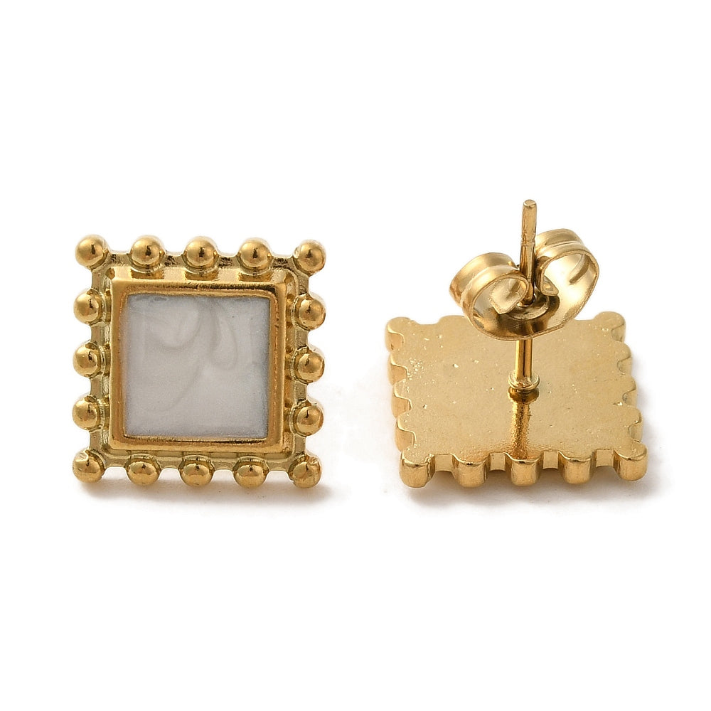 Studs stainless steel boho beach