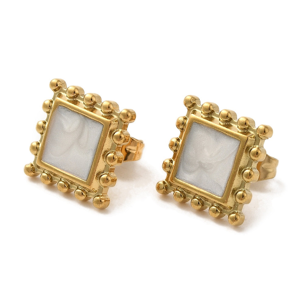 Studs stainless steel boho beach