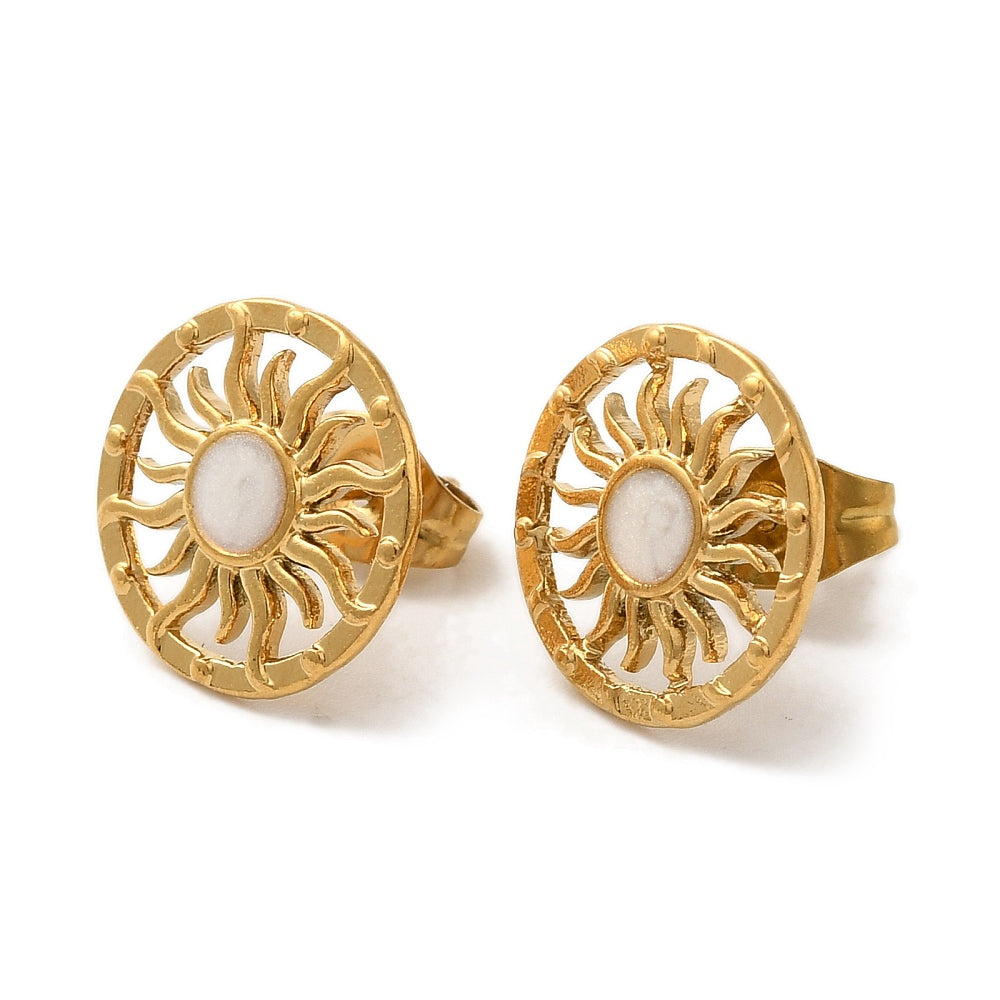 Studs stainless steel boho beach