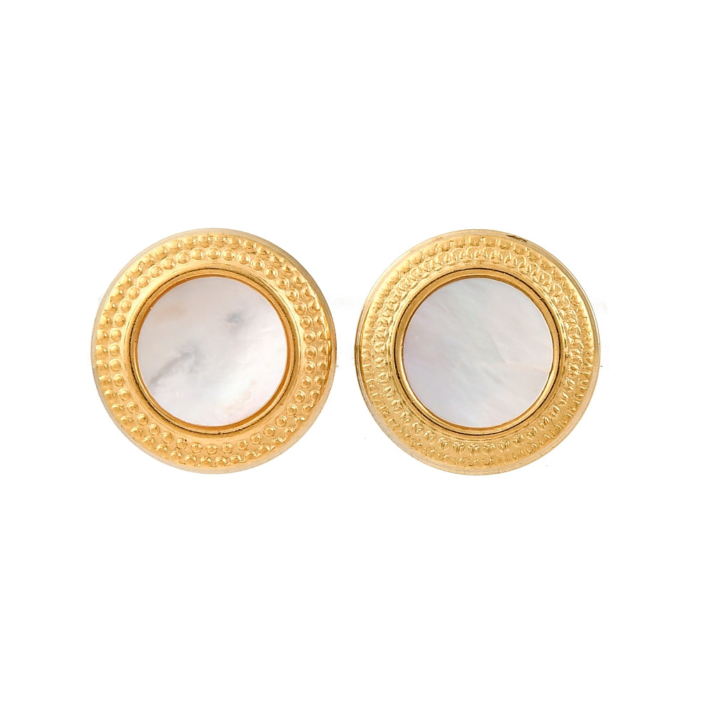 Studs stainless steel schelp boho beach