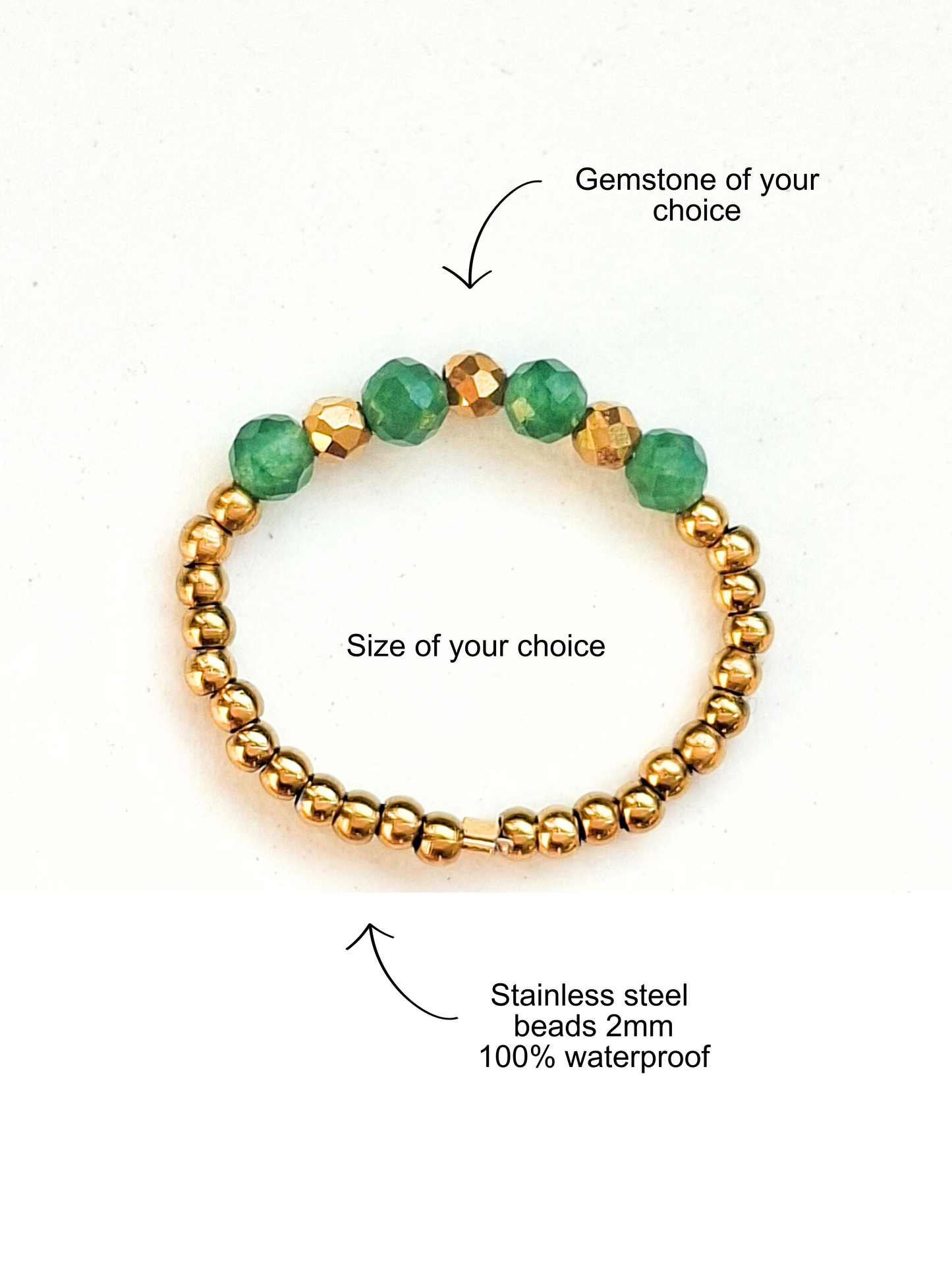 Ring edelsteen ☀ myrthe