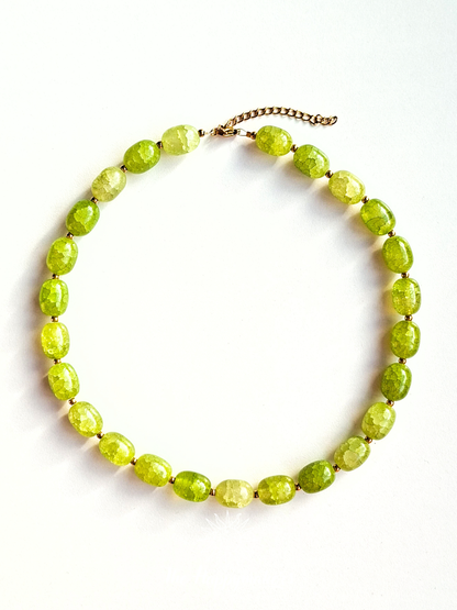 Ketting van glaskralen