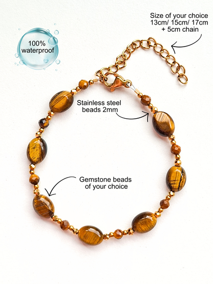 Armband edelsteen ☀ gaia