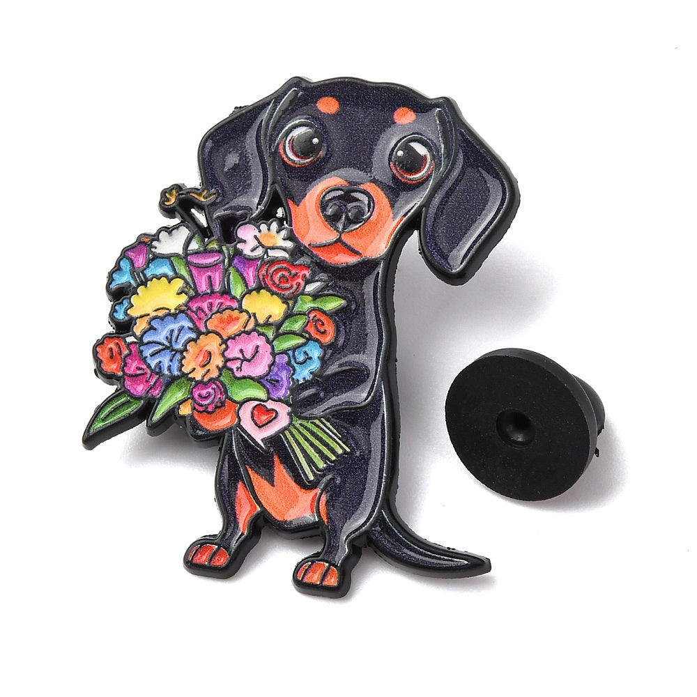 Pin ☀ dog with flowers