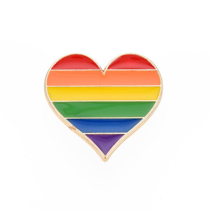 Pin ☀ rainbow heart