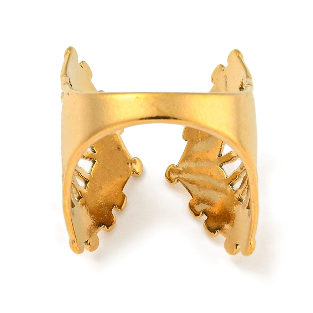 Ring stainless steel ☀ boho open