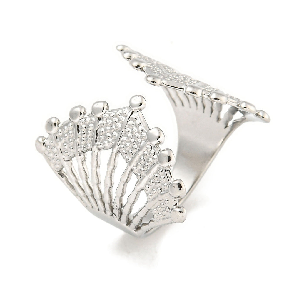 Ring stainless steel ☀ boho open