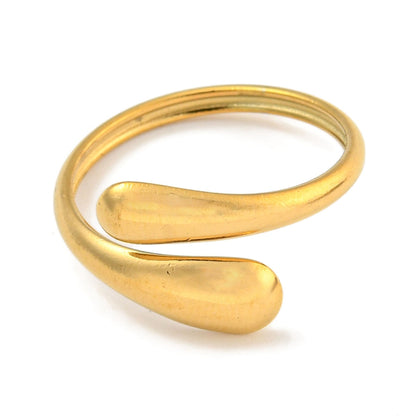 Ring stainless steel ☀ water drop