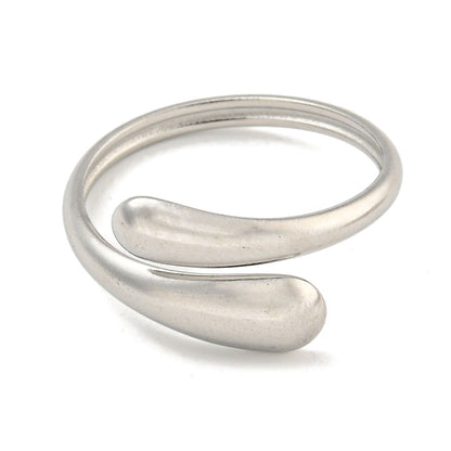 Ring stainless steel ☀ water drop