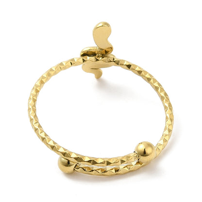 Ring stainless steel ☀ tiny snake