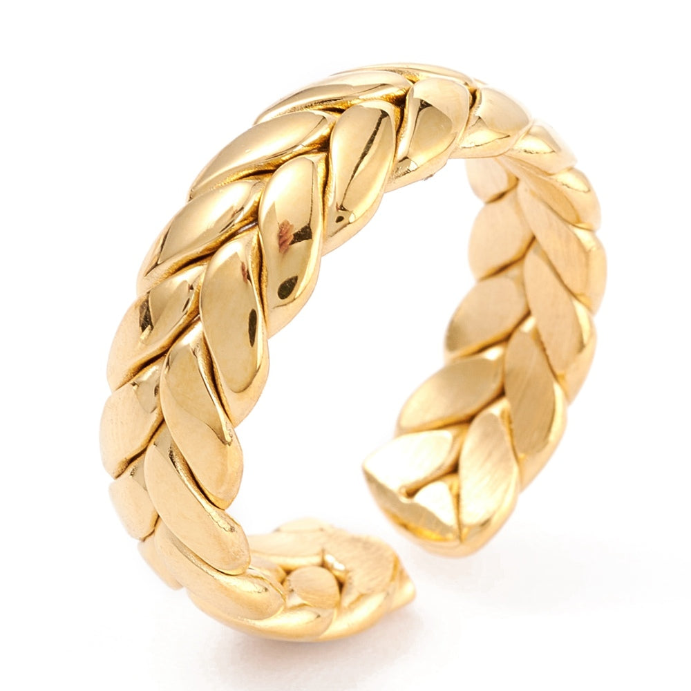 Ring stainless steel ☀ braid