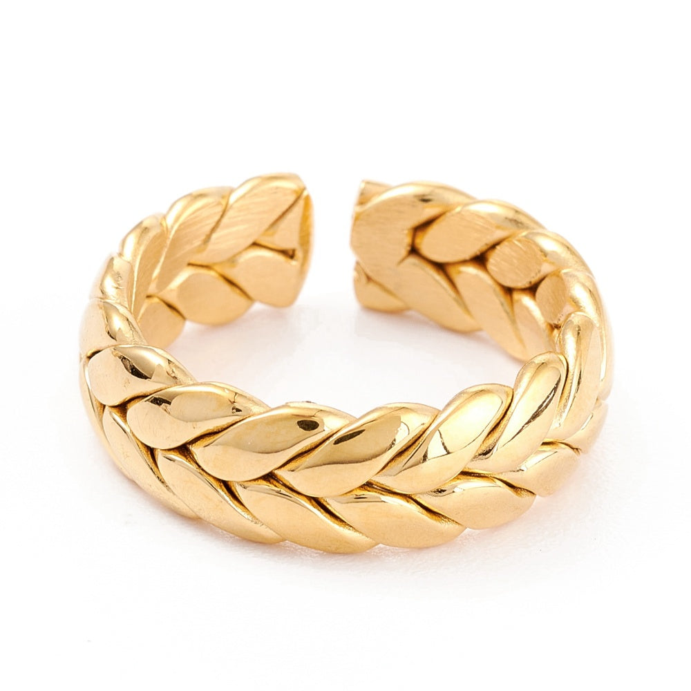 Ring stainless steel ☀ braid