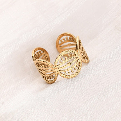 Ring stainless steel ☀ round and round