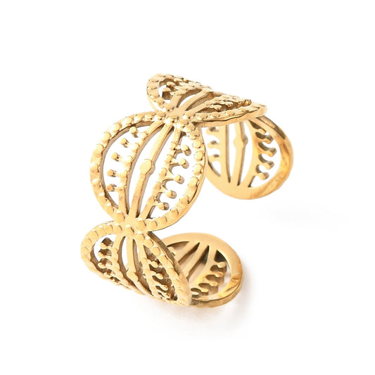 Ring stainless steel ☀ round and round