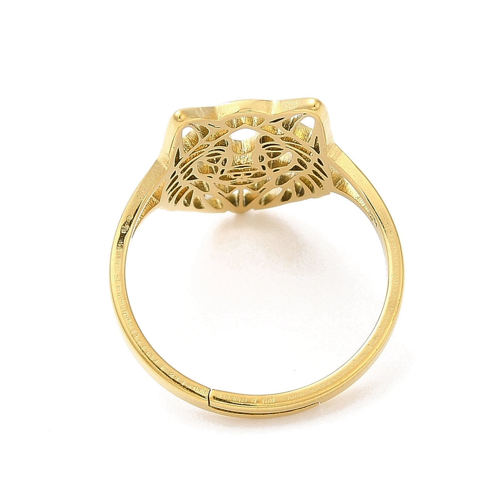 Ring stainless steel ☀ wolf