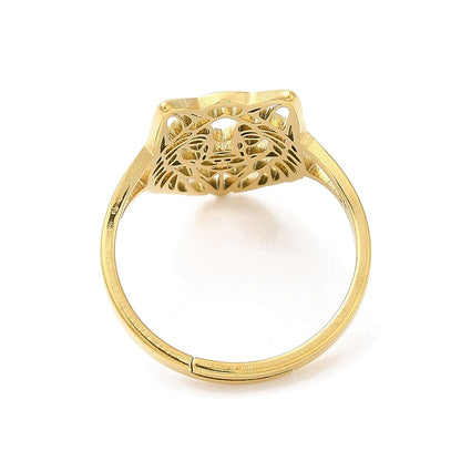 Ring stainless steel ☀ wolf