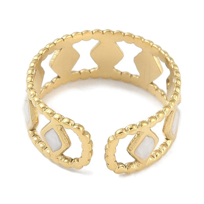 Ring stainless steel ☀ little triangles