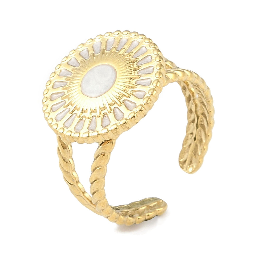 Ring stainless steel ☀ mandala