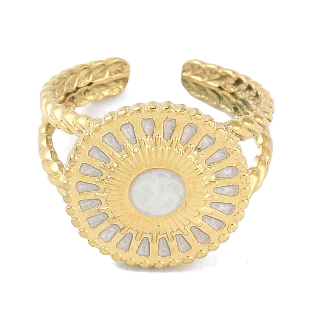 Ring stainless steel ☀ mandala