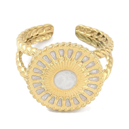 Ring stainless steel ☀ mandala