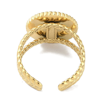 Ring stainless steel ☀ mandala