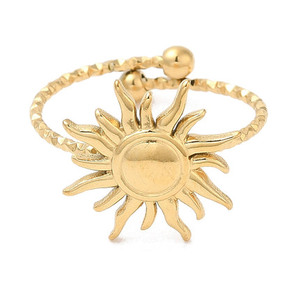 Ring stainless steel ☀ sun