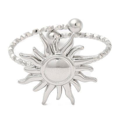 Ring stainless steel ☀ sun