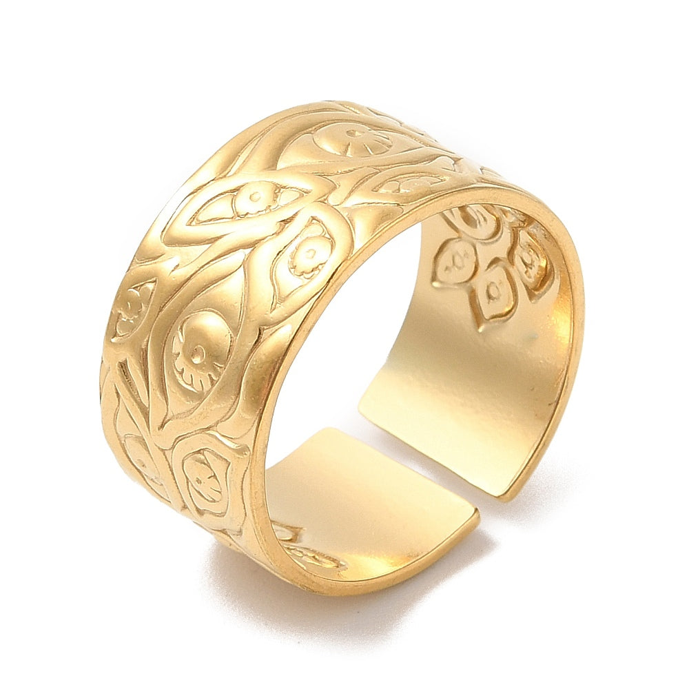 Ring stainless steel ☀ eyes
