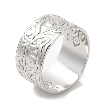 Ring stainless steel ☀ eyes