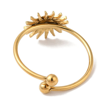 Ring stainless steel ☀ vintage sun