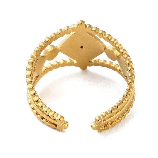 Ring stainless steel ☀ evil eye