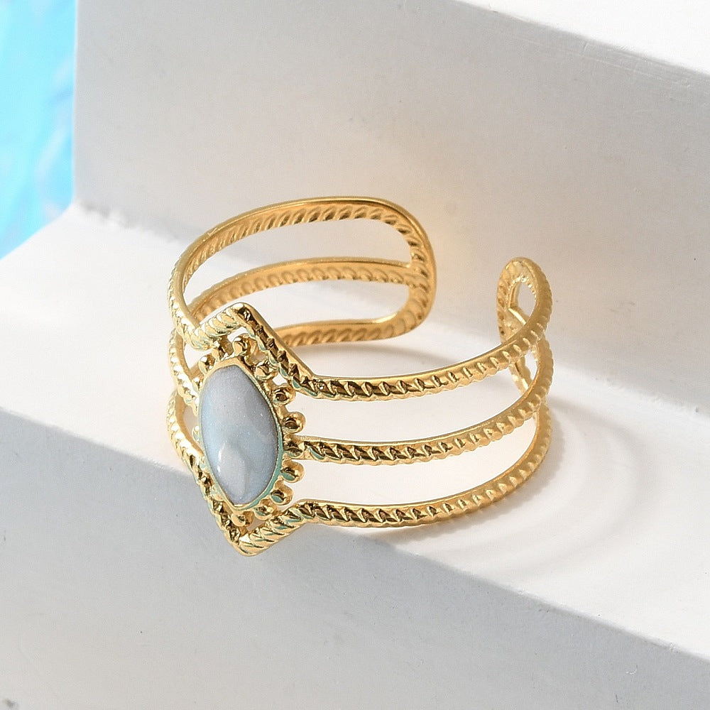 Ring stainless steel ☀ boho