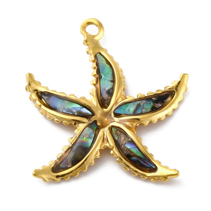 Bedel + ketting ☀ seastar abalone