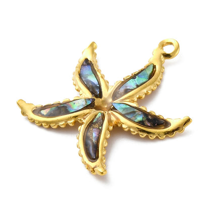 Bedel + ketting ☀ seastar abalone