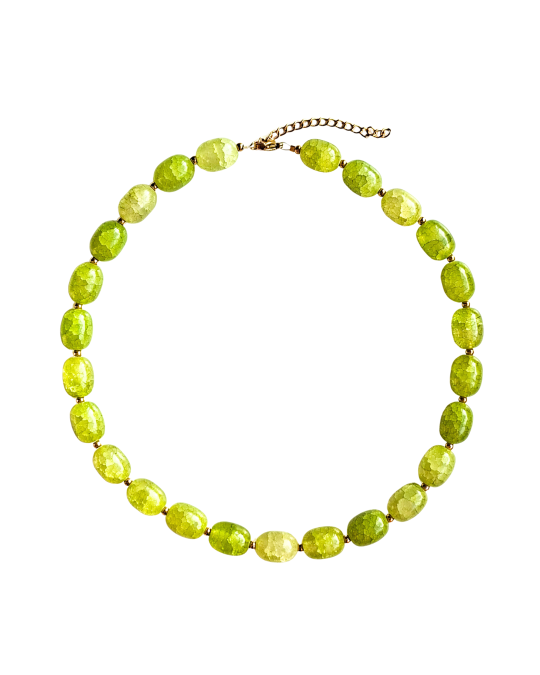 Glass bead necklace