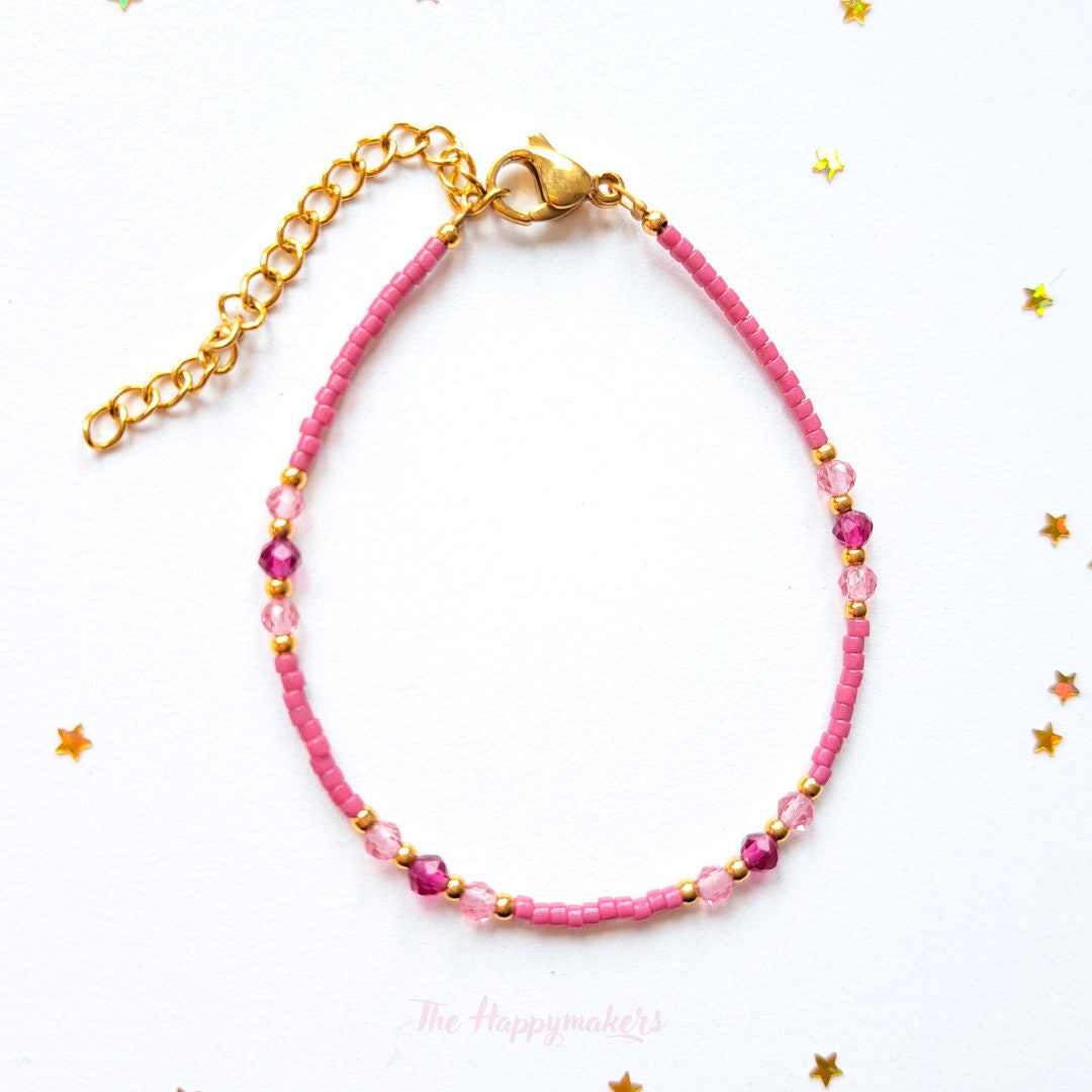 Kralen armband boho stainless steel, miyuki, handgemaakt, 100% waterproof