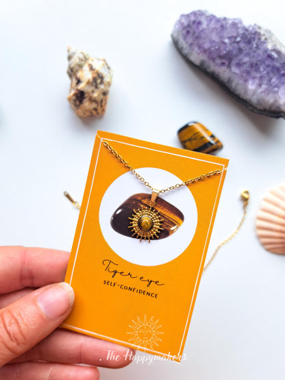 Ketting met edelsteen bedel