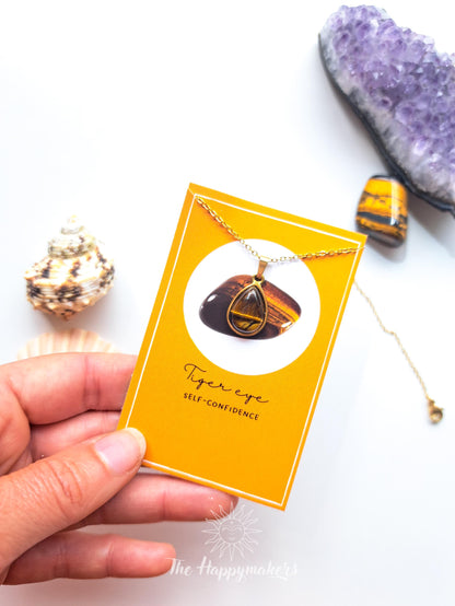 Ketting met edelsteen bedel