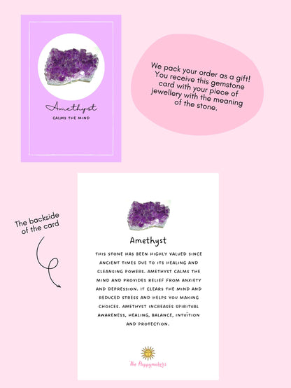 Ketting met edelsteen bedel