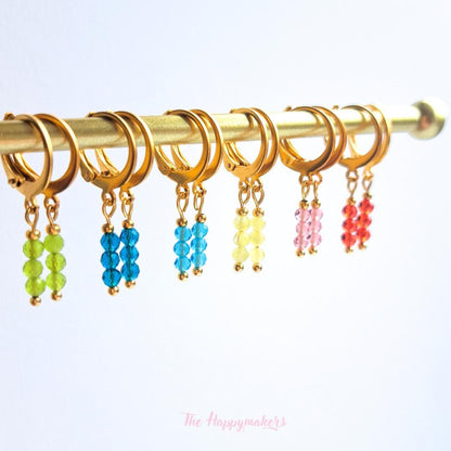 Oorbellen colorfull basic